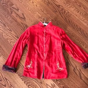 Chinese style reversible jacket